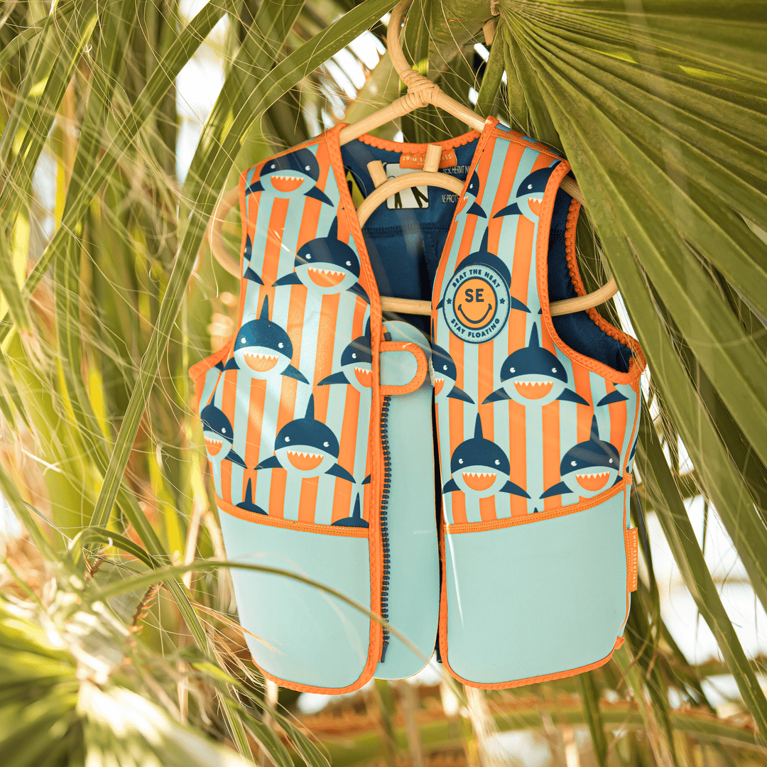 Swim Essentials Puddle Jumper Swim Vest - Tropic Shark, 2-6 yrs