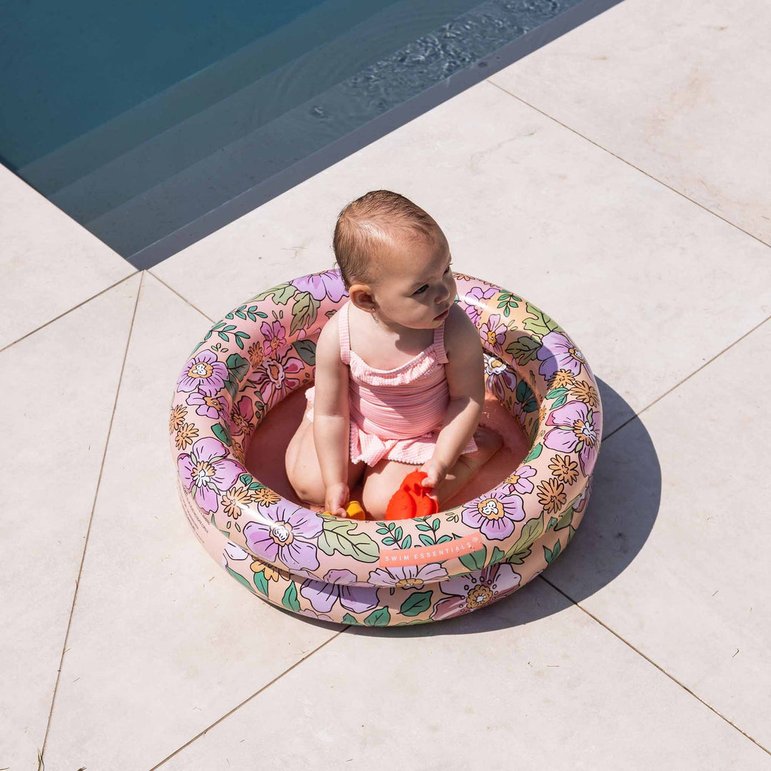 Swim Essentials Inflatable Baby Pool - Blossom, 60 cm
