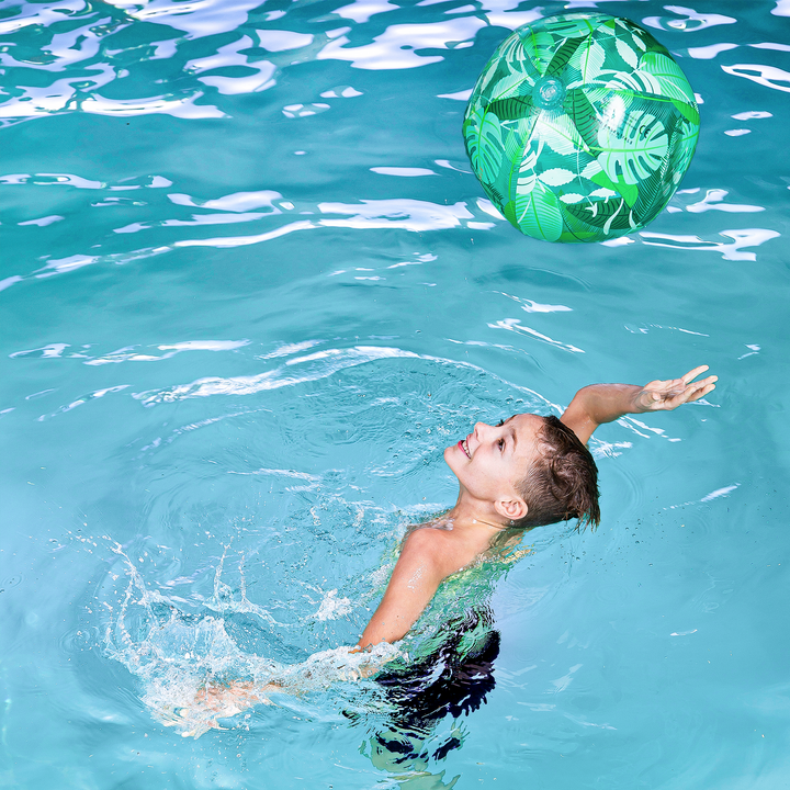 Swim Essentials Beach Ball, Tropical Leaves