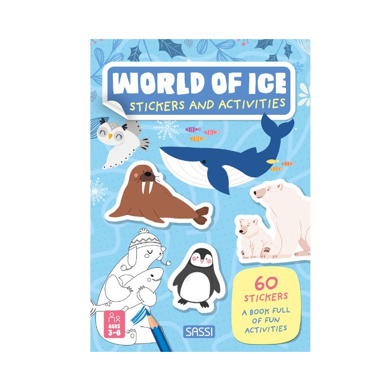 Sassi Stickers and Activities Book - World of Ice