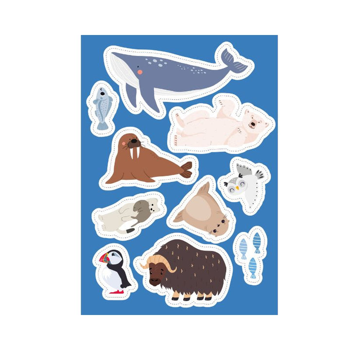 Sassi Stickers and Activities Book - World of Ice