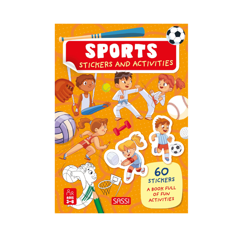 Sassi Stickers and Activities Book - Sports