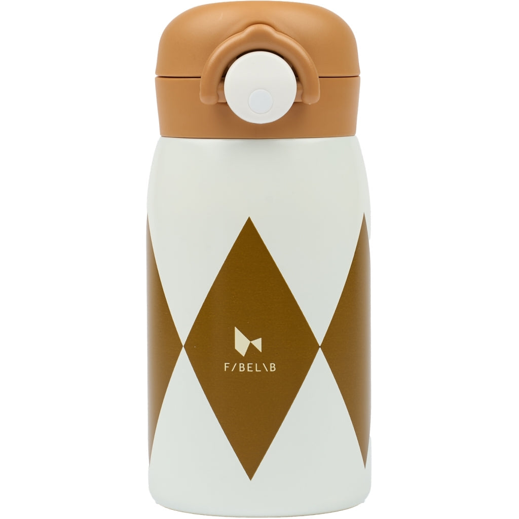 Fabelab - Water Bottle - Harlequin Caramel, 320 ml