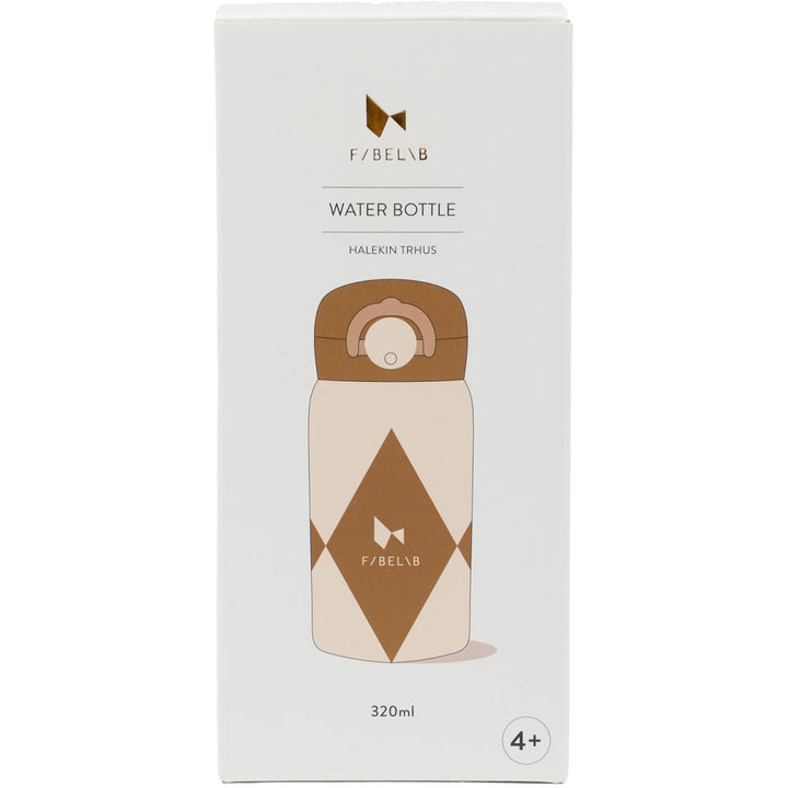 Fabelab - Water Bottle - Harlequin Caramel, 320 ml