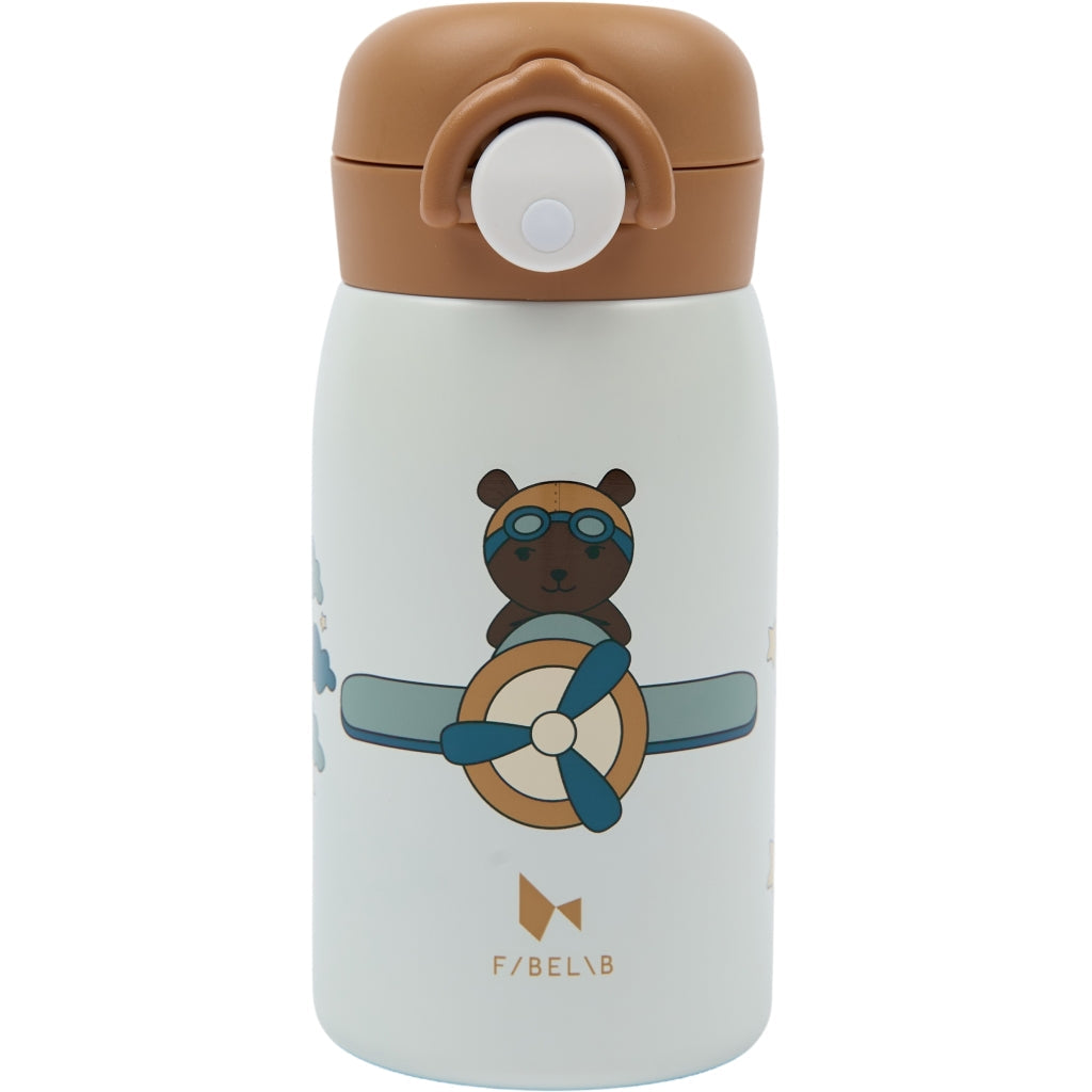 Fabelab - Water Bottle - Little Flyers Bear, 320 ml