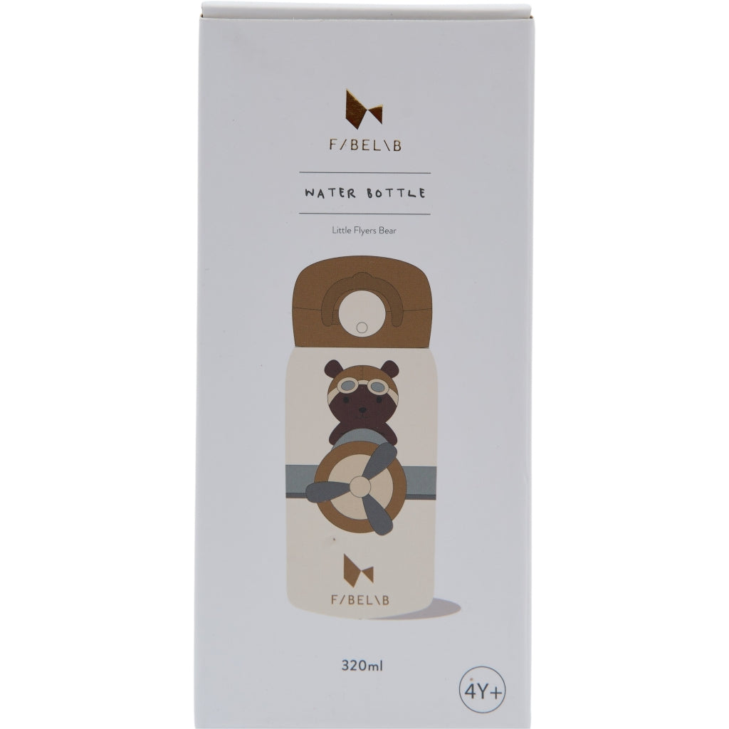 Fabelab - Water Bottle - Little Flyers Bear, 320 ml