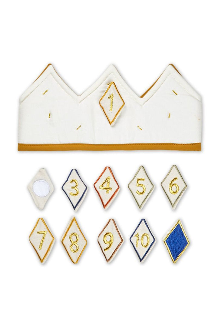 Fabelab Birthday Crown with Numbers 1-10, Natural