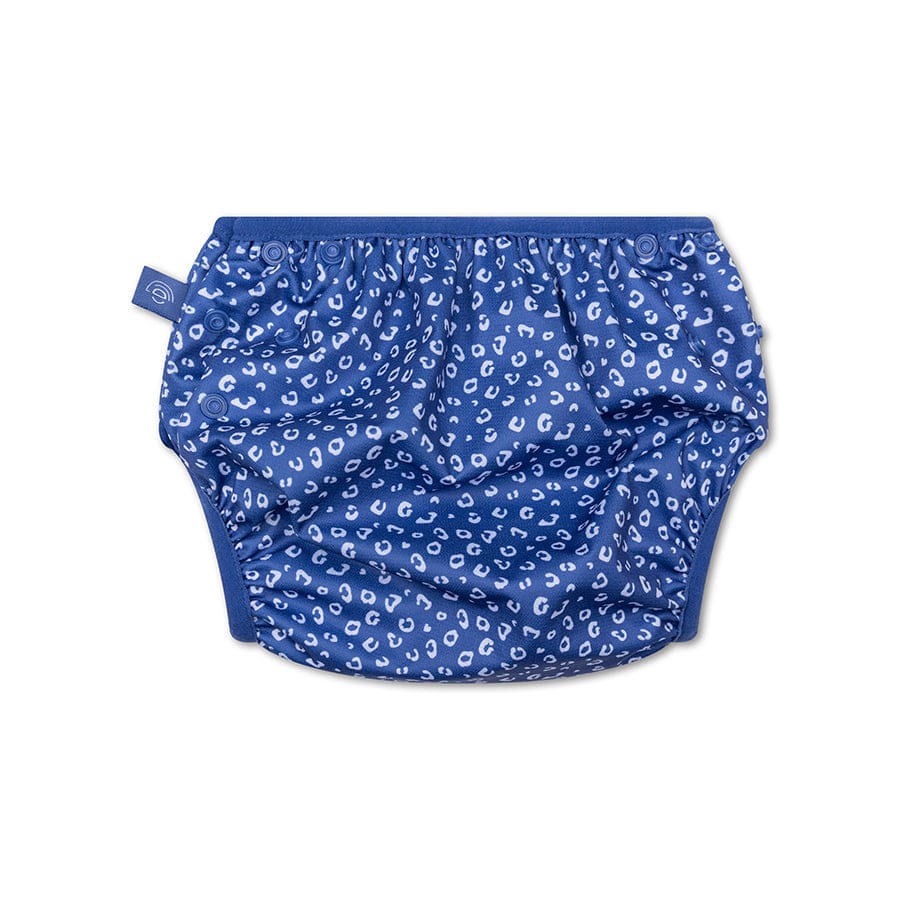 Swim Essentials Swim Nappy OSFA, Blue Leopard