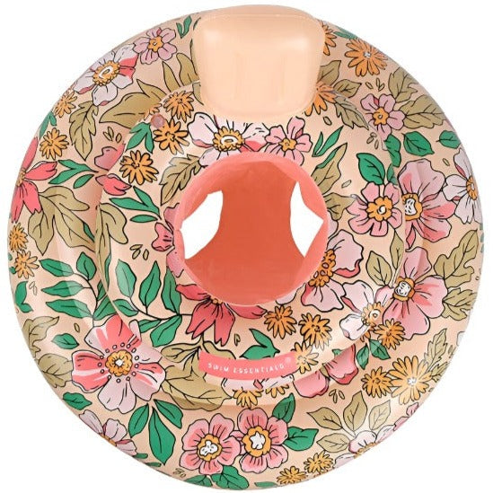 Swim Essentials Inflatable Baby Swimseat - Blossom, 0-1 yrs