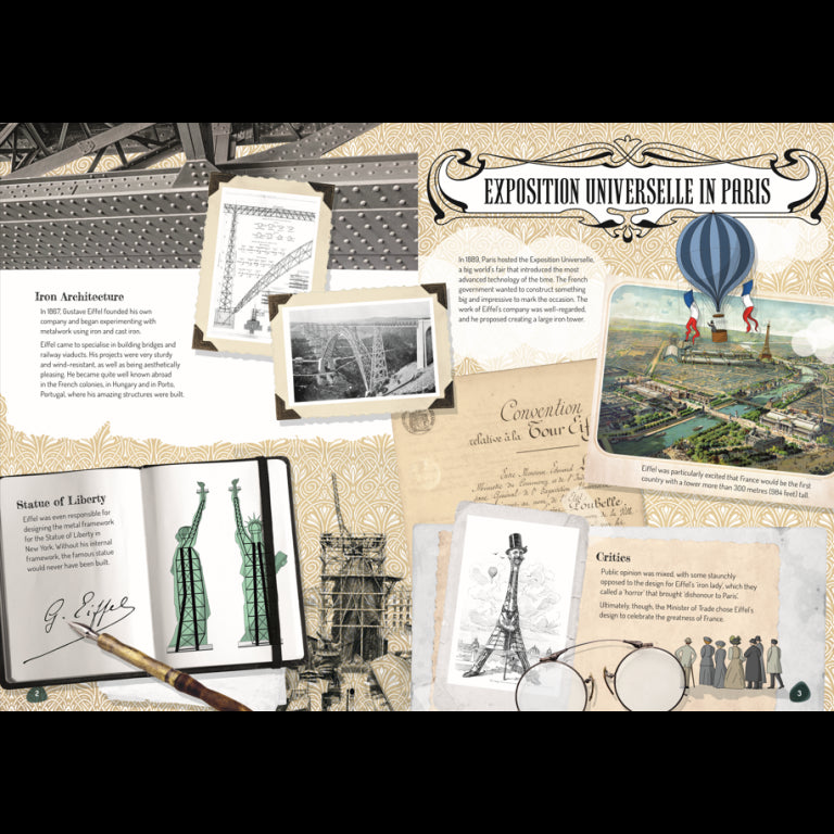 Sassi 3D Scientists and Inventors - Gustave Eiffel - The Eiffel Tower