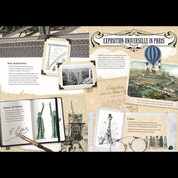 Sassi 3D Scientists and Inventors - Gustave Eiffel - The Eiffel Tower