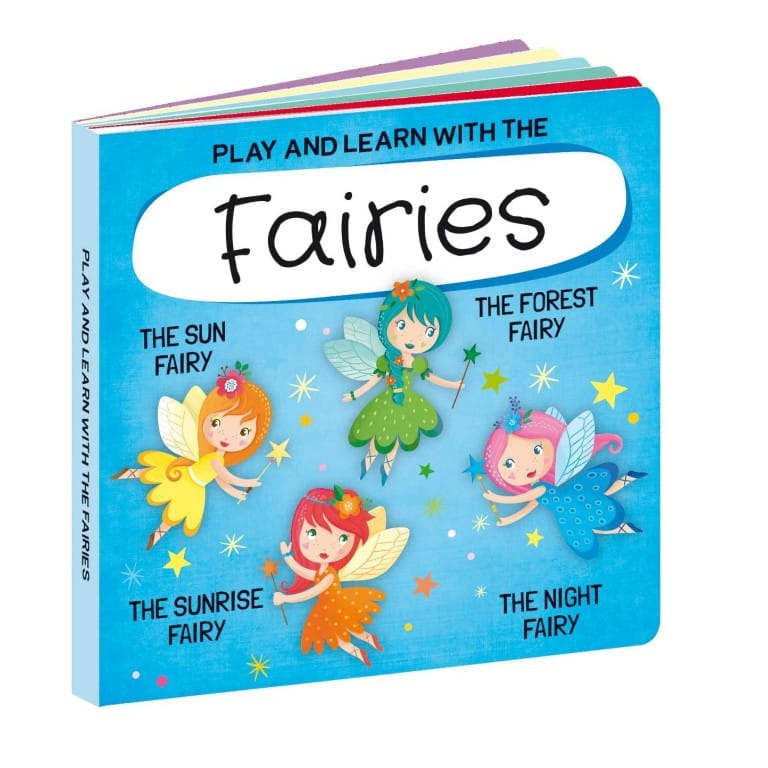 Sassi 3D Puzzle and Book Set - Learn Fairies, 40 pcs