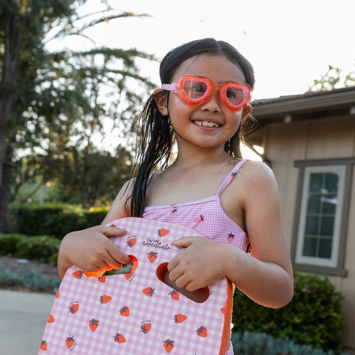 Swim Essentials Heart Goggles - Strawberry Fields