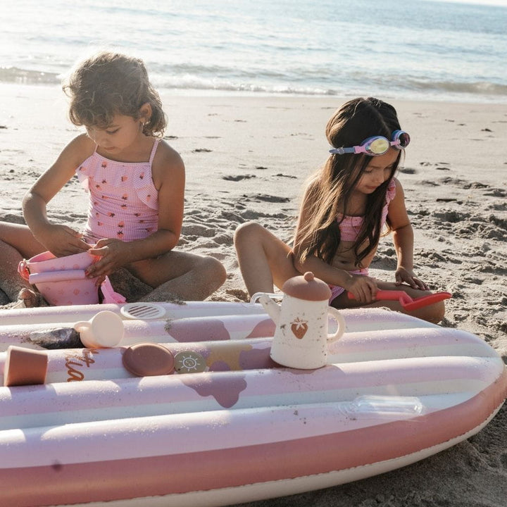 Swim Essentials Silicone Tea Playset - Berry Cute, 14 pcs