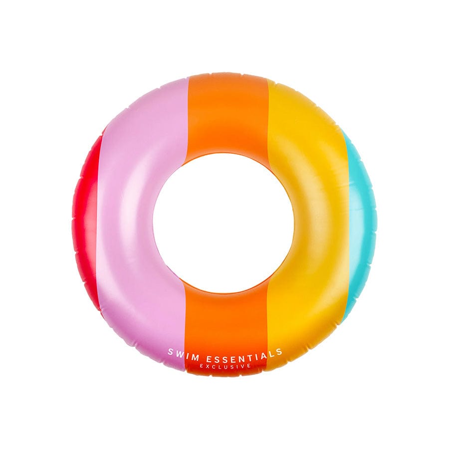 Swim Essentials Inflatable Swim Ring - Color Rush, 90 cm