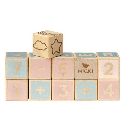 Micki - Wooden Letter and Number Building Blocks, 36 pcs Default Title