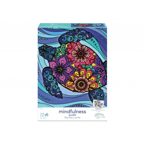 Mindful Living Kids - Flow Like a Turtle Puzzle, 72 pcs