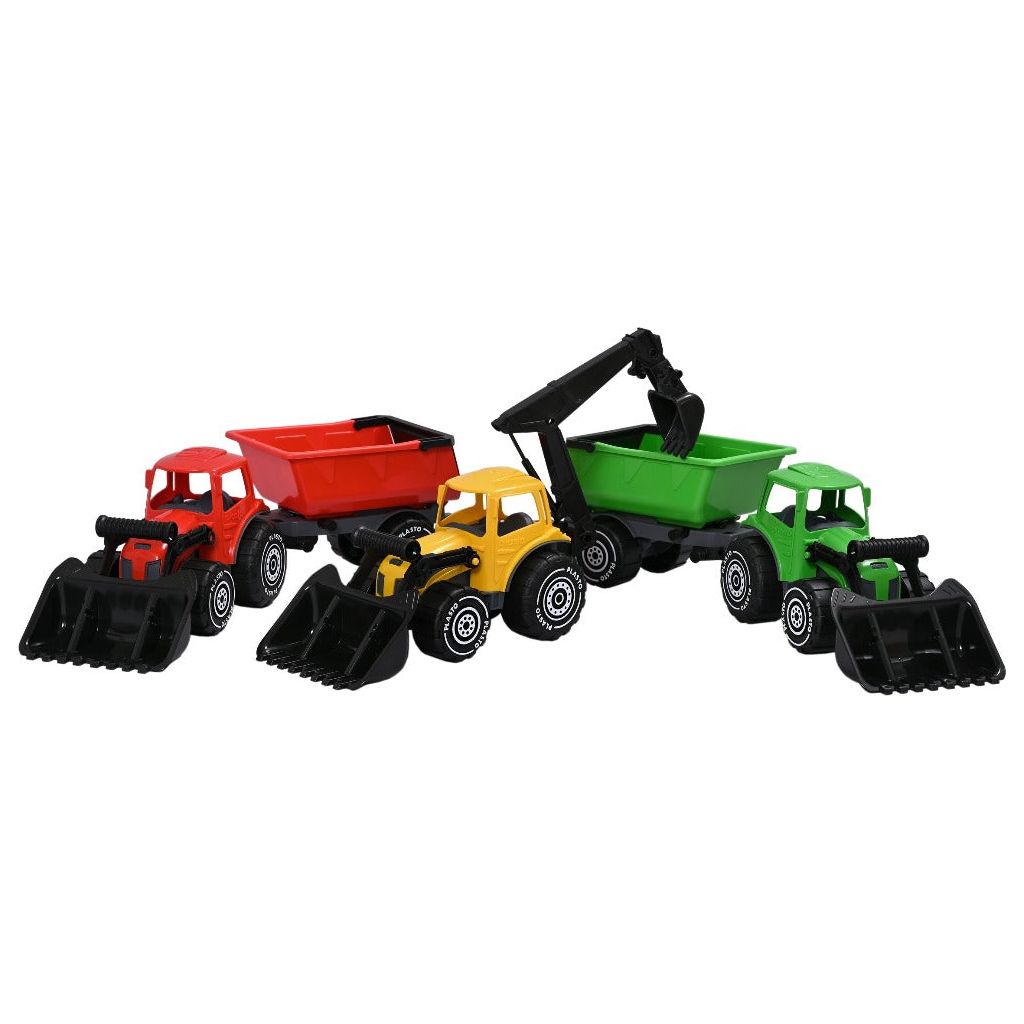 Plasto Tractor Set - 3 pcs