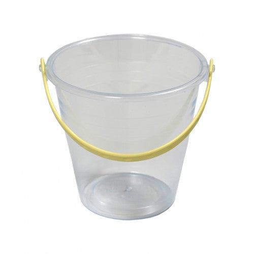 Plasto Small Transparent Bucket, 15 cm