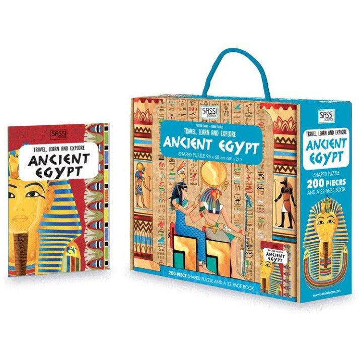 Sassi Puzzle and Book Set - Ancient Egypt , 205 pcs Default Title