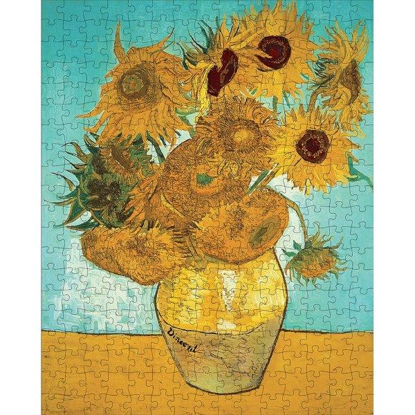 Sassi Puzzle and Book Set - Art Treasures - Vincent van Gogh Sunflowers Default Title