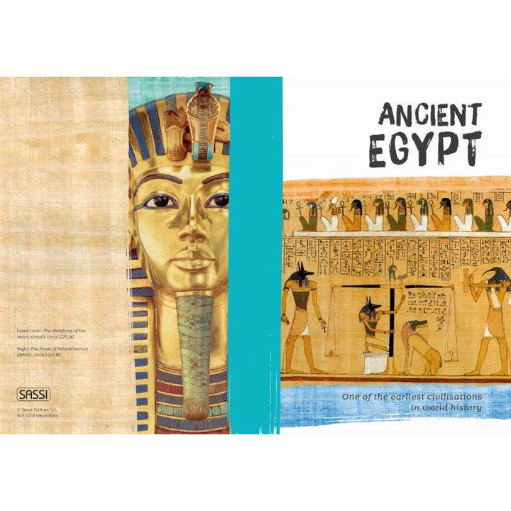 Sassi Puzzle and Book Set - Art Treasures - The Mask of Tutankhamun in Egypt Default Title