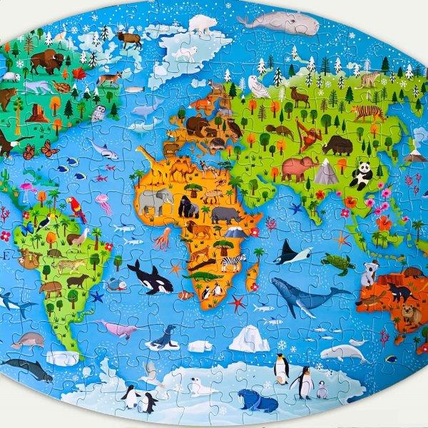 Sassi Puzzle and Book Set - Endangered Species of the Planet, 205 pcs Default Title
