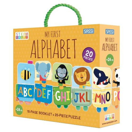 Sassi My First Alphabet Puzzle & Book Set Default Title