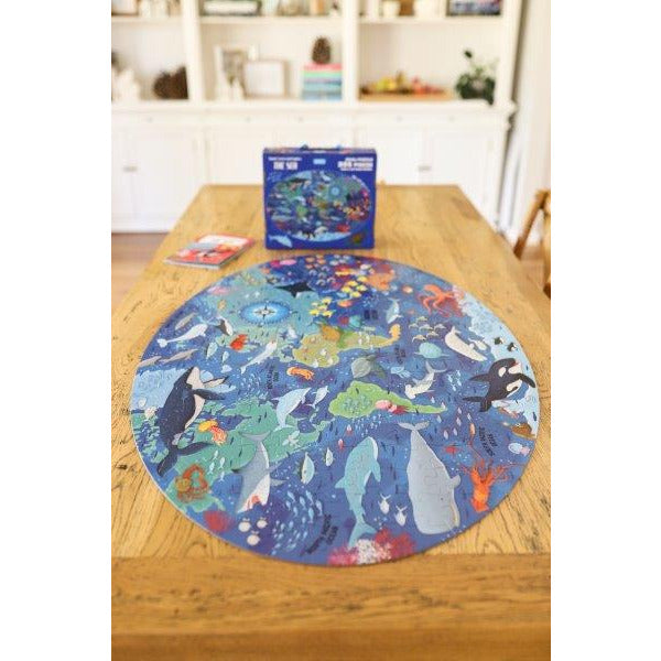 Sassi Travel, Learn and Explore - Puzzle and Book Set - The Sea, 205 pcs Default Title