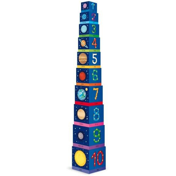 Sassi Edu Space Blocks & Book Set, 10 piece Default Title