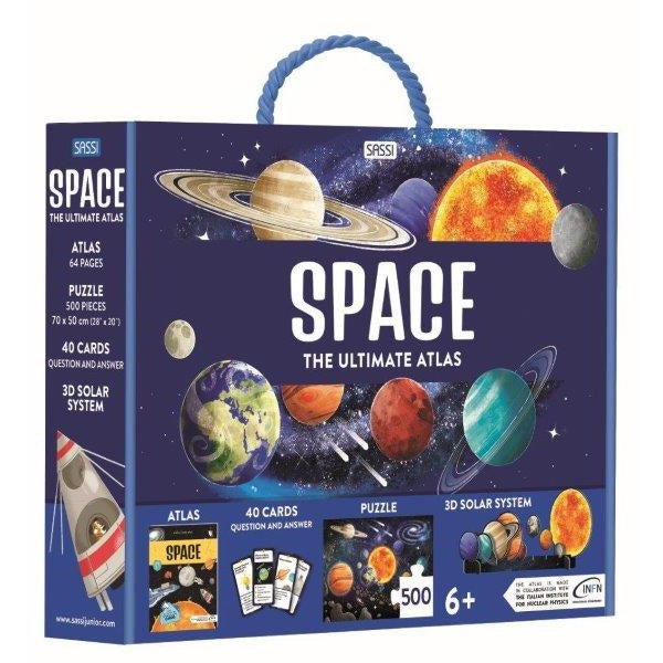 Sassi The Ultimate Atlas and Puzzle Set - Space, 500 pcs Default Title