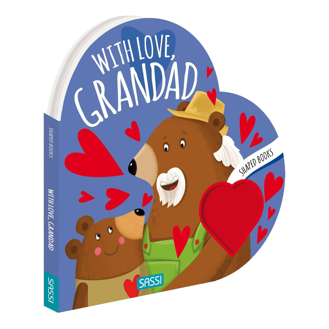 Sassi Shaped Board Book -  with Love Grandad