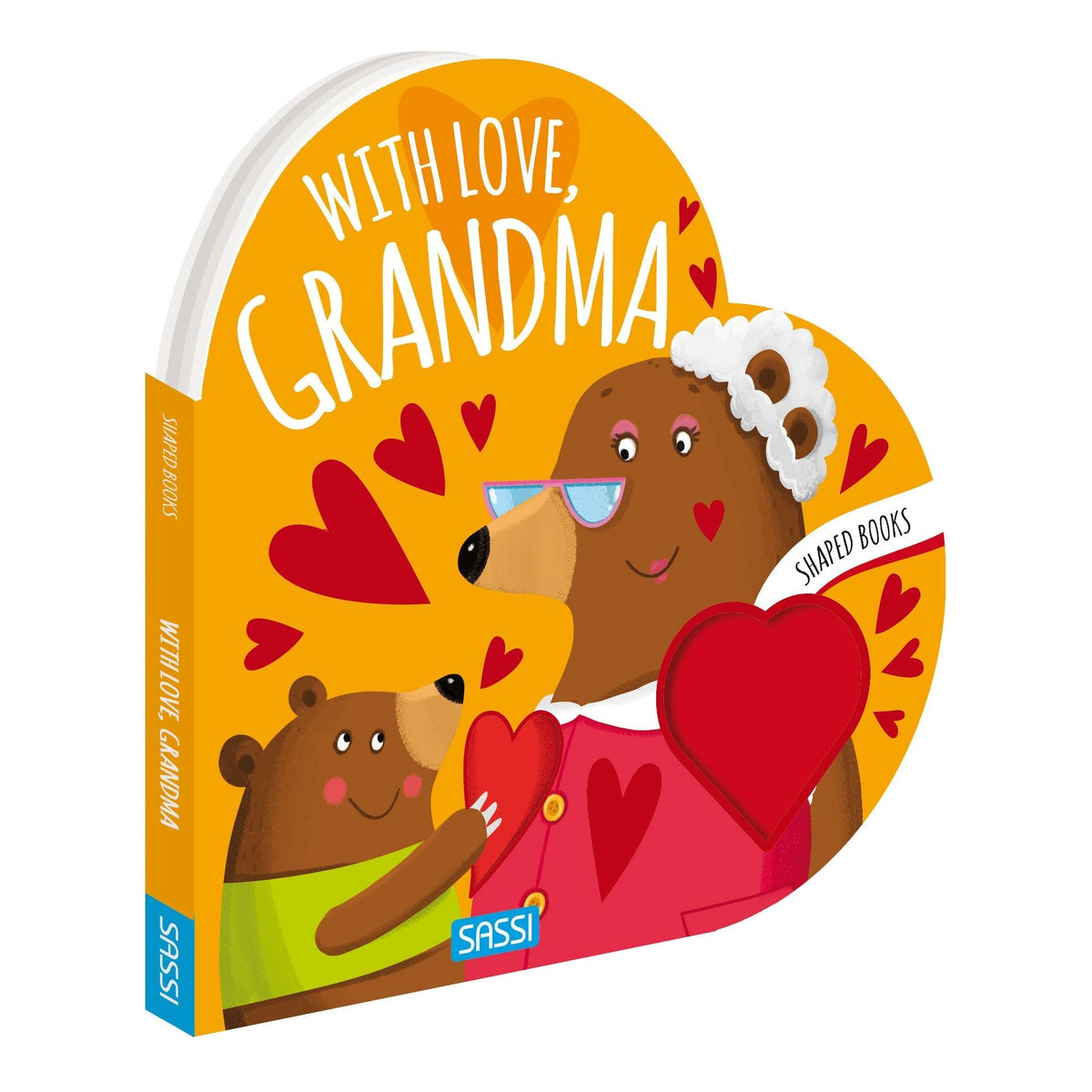 Sassi Shaped Board Book -  With Love Grandma