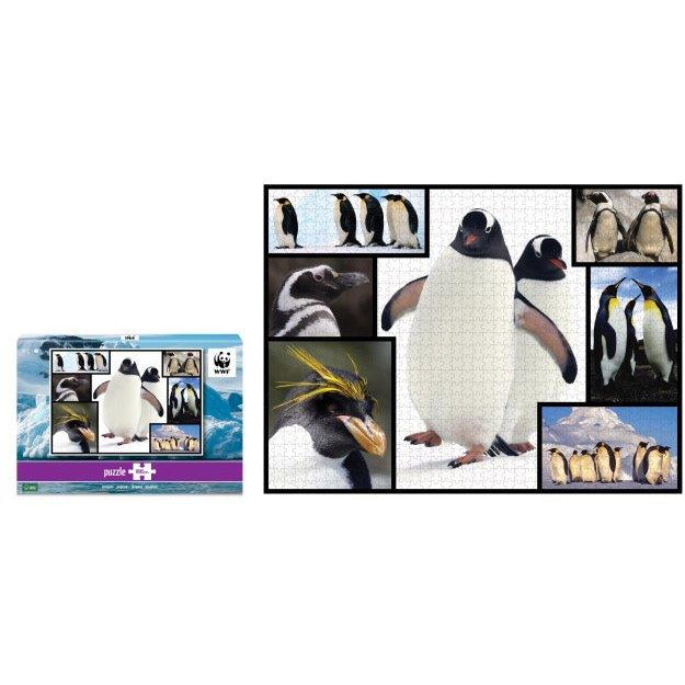 WWF Puzzle - Penguins, 1000 pcs