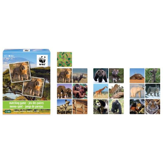 WWF Memory Matching  Game - Mammals
