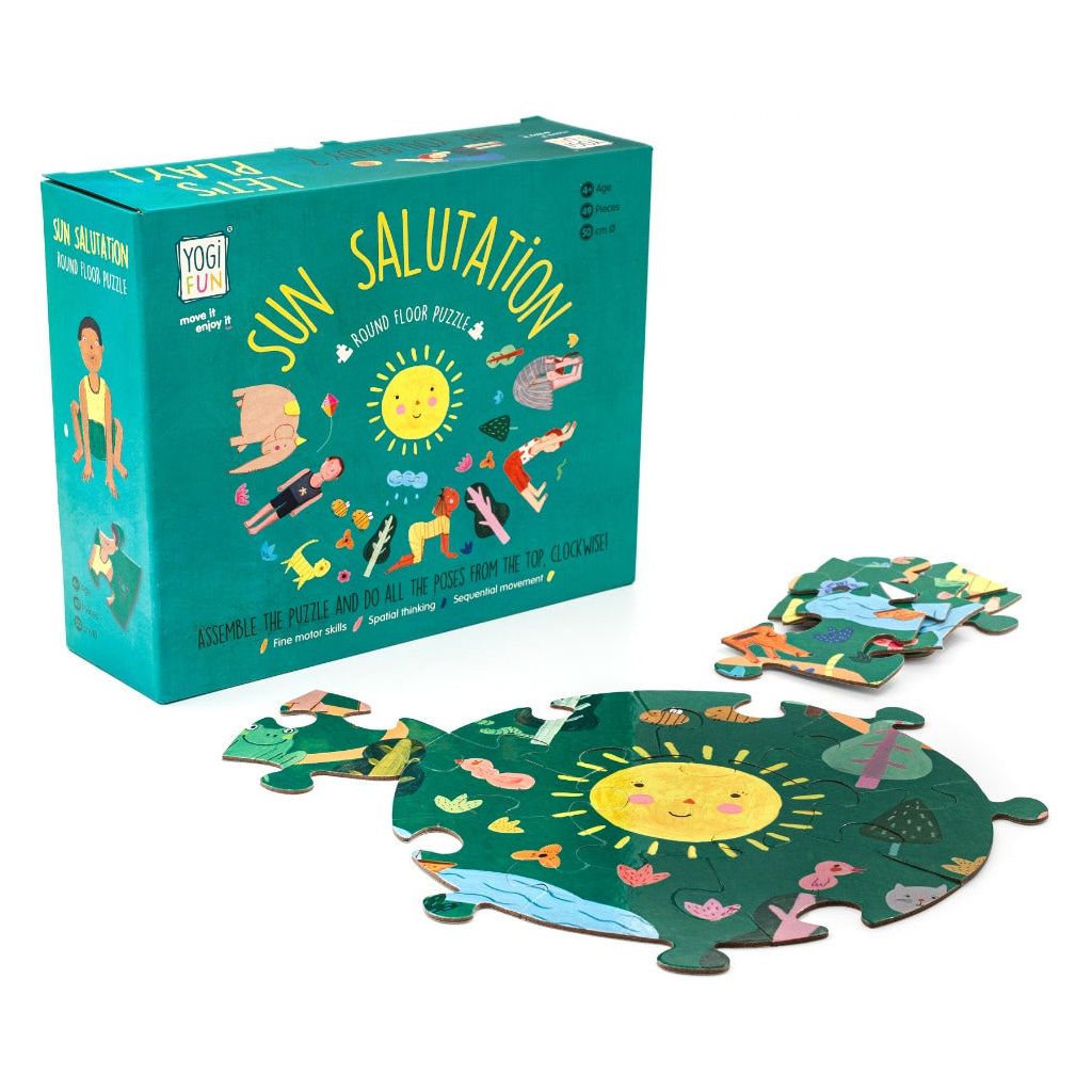 Yogi FUN Sun Salutation Puzzle, 49 pcs